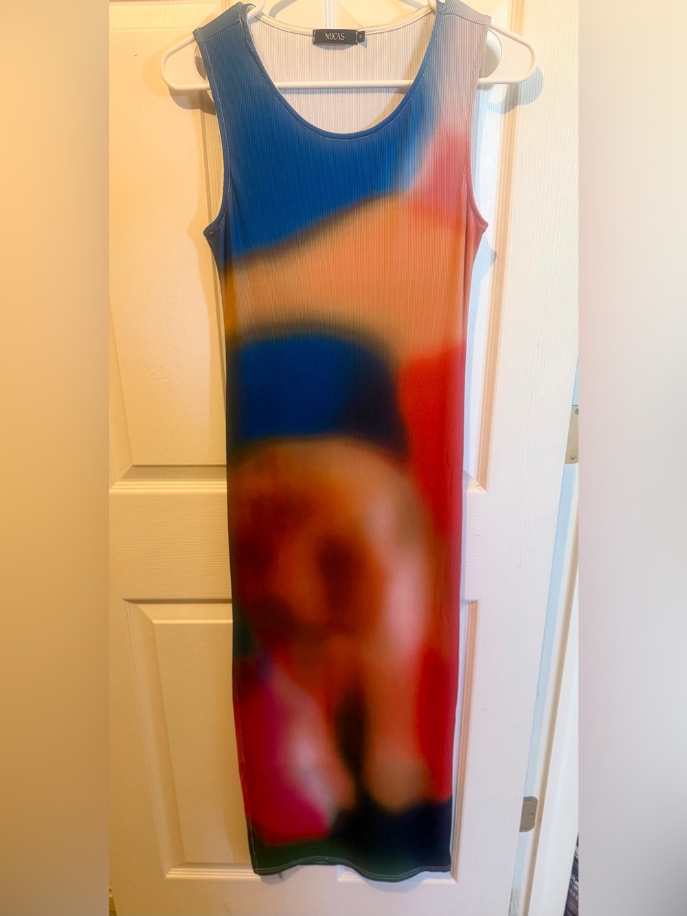 Sleeveless Maxi Dress in Multicolor